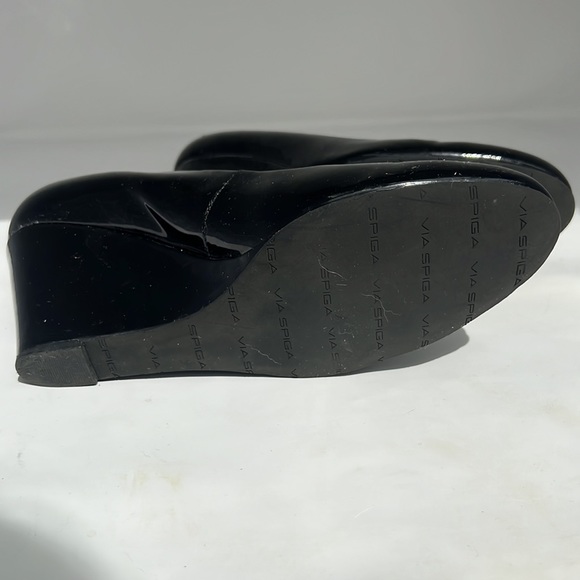 via spiga black patent leather wedges - Picture 7 of 7